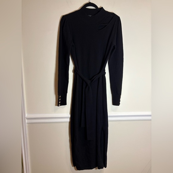 Generation Love Black Wool-Cashmere Blend Lulu Sweater Dress size Small - Picture 3 of 7